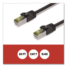 Load image into Gallery viewer, CAT7 Ethernet Cable, 20 ft, Black
