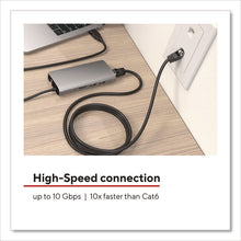 Load image into Gallery viewer, CAT7 Ethernet Cable, 20 ft, Black
