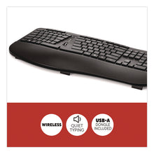 Load image into Gallery viewer, Wireless Ergonomic Keyboard, Black
