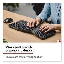 Load image into Gallery viewer, Wireless Ergonomic Keyboard, Black
