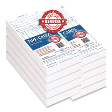 Load image into Gallery viewer, Time Clock Cards For 3800 Time Clock, 1,000/Carton
