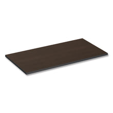 Load image into Gallery viewer, Reversible Laminate Table Top, Rectangular, 47.63w x 23.63d, Espresso/Walnut
