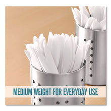 Load image into Gallery viewer, Mediumweight Plastic Cutlery, Knife, White, 300/Pack
