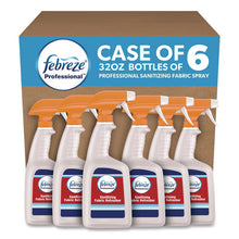 Load image into Gallery viewer, Professional Sanitizing Fabric Refresher, Light Scent, 32 oz Spray Bottle, 6/Carton
