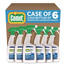 Load image into Gallery viewer, Disinfecting Cleaner with Bleach, 32 oz, Plastic Spray Bottle, Fresh Scent, 6/Carton
