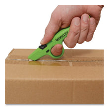 Load image into Gallery viewer, Full Size Retractable Box Cutter, Plastic Handle, Green, 6/Box
