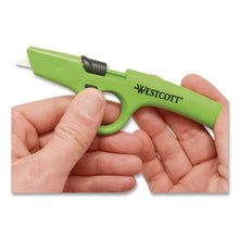 Load image into Gallery viewer, Full Size Retractable Box Cutter, Plastic Handle, Green, 6/Box
