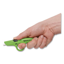Load image into Gallery viewer, Full Size Retractable Box Cutter, Plastic Handle, Green, 6/Box
