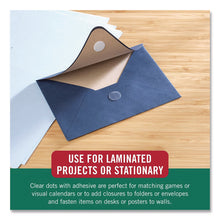 Load image into Gallery viewer, Sticky-Back Fasteners, Complete Sets, 0.75" dia, Clear, 200/Pack
