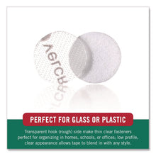 Load image into Gallery viewer, Sticky-Back Fasteners, Complete Sets, 0.75" dia, Clear, 200/Pack
