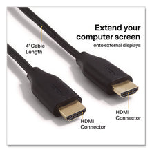 Load image into Gallery viewer, HDMI 4K Cable, 4 ft, Black
