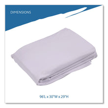 Load image into Gallery viewer, iGear Fabric Table Cover, Polyester/Spandex, 30" x 96", White

