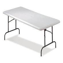 Load image into Gallery viewer, IndestrucTables Too 600 Series Folding Table, Rectangular, 72" x 30" x 29", Platinum
