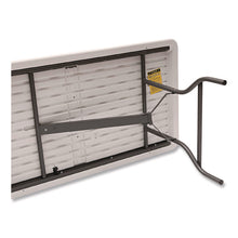 Load image into Gallery viewer, IndestrucTable Industrial Folding Table, Rectangular, 96" x 30" x 29", Platinum
