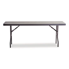 Load image into Gallery viewer, IndestrucTable Commercial Folding Table, Rectangular, 48" x 24" x 29", Charcoal Top, Charcoal Base/Legs
