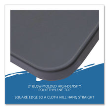 Load image into Gallery viewer, IndestrucTable Commercial Folding Table, Rectangular, 48" x 24" x 29", Charcoal Top, Charcoal Base/Legs
