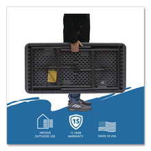 Load image into Gallery viewer, IndestrucTable Commercial Folding Table, Rectangular, 48" x 24" x 29", Charcoal Top, Charcoal Base/Legs
