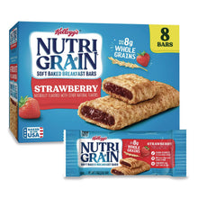 Load image into Gallery viewer, Nutri-Grain Soft Baked Breakfast Bars, Strawberry, 1.3 oz, 8/Box
