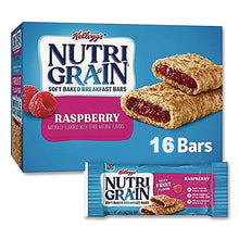 Load image into Gallery viewer, Nutri-Grain Soft Baked Breakfast Bars, Raspberry, Indv Wrapped 1.3 oz Bar, 16/Box
