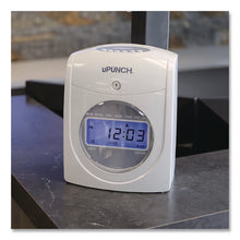 Load image into Gallery viewer, UB2000 Electronic Calculating Time Clock Bundle, Digital Display, Gray
