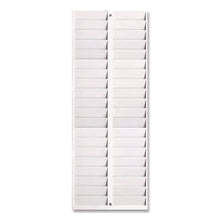 Load image into Gallery viewer, Time Card Rack, 40 Pockets, Plastic, Light Gray
