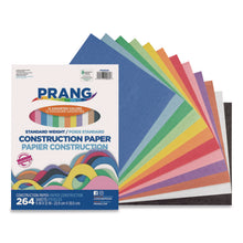 Load image into Gallery viewer, Construction Paper, 9 x 12, Assorted Colors, 264/Pack
