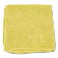 Load image into Gallery viewer, Microfiber Cleaning Cloths, 12 x 12, Yellow, 12/Pack
