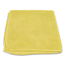 Load image into Gallery viewer, Microfiber Cleaning Cloths, 12 x 12, Yellow, 12/Pack
