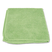 Load image into Gallery viewer, Microfiber Cloths, 12 x 12, Green, 12/Pack
