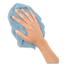 Load image into Gallery viewer, Microfiber Cleaning Cloths, 12 x 12, Blue, 12/Pack
