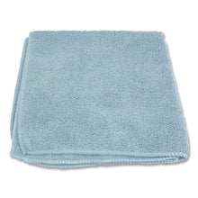 Load image into Gallery viewer, Microfiber Cleaning Cloths, 12 x 12, Blue, 12/Pack
