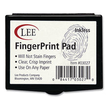Load image into Gallery viewer, Inkless Fingerprint Pad, 2.25" x 1.75", Black, 3/Pack
