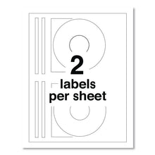 Load image into Gallery viewer, Laser CD Labels, Matte White, 50/Pack
