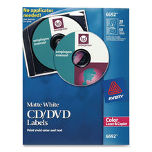 Load image into Gallery viewer, Laser CD Labels, Matte White, 30/Pack
