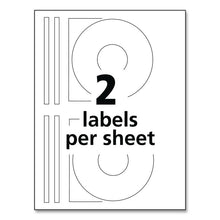 Load image into Gallery viewer, Laser CD Labels, Matte White, 250/Pack
