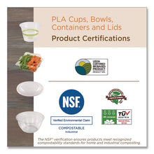 Load image into Gallery viewer, PLA Clear Cold Cup Lids, Dome Lid, Fits 9 oz to 24 oz Parfait Cups, Plastic, Clear, 1,000/Carton
