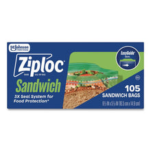 Load image into Gallery viewer, Resealable Sandwich Bags, 6.5" x 5.88", Clear, 90/Pack
