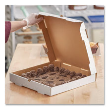 Load image into Gallery viewer, Lock-Corner Pizza Boxes, 16 x 16 x 1.88, White, Paper, 100/Carton
