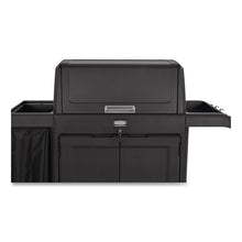 Load image into Gallery viewer, Locking Security Hood for Housekeeping Carts, Plastic, Black
