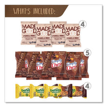 Load image into Gallery viewer, Chocolate for Breakfast Snack Box, Chocolate, 23 Assorted Snacks/Box
