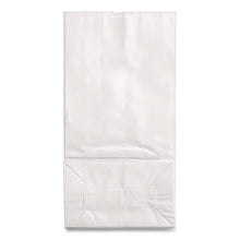 Load image into Gallery viewer, Grocery Paper Bags, 12# Size, 40# Basis Weight, 7" x 4.38" x 13.75", White, 500/Bundle
