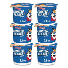 Load image into Gallery viewer, Breakfast Cereal, Frosted Flakes, Single-Serve 2.1 oz Cup, 6/Box

