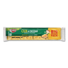 Load image into Gallery viewer, Sandwich Cracker, Club and Cheddar, 8 Cracker Snack Pack, 12/Box
