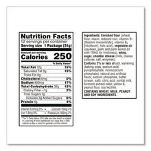 Load image into Gallery viewer, Sandwich Cracker, Club and Cheddar, 8 Cracker Snack Pack, 12/Box
