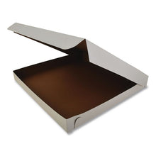 Load image into Gallery viewer, Lock-Corner Pizza Boxes, 16 x 16 x 1.88, White, Paper, 100/Carton
