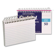 Load image into Gallery viewer, Spiral Index Cards, Ruled, 3 x 5, White, 50/Pack
