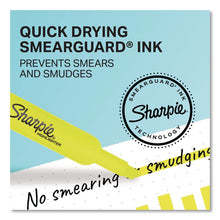 Load image into Gallery viewer, Tank Style Highlighters, Fluorescent Yellow Ink, Chisel Tip, Yellow Barrel, 4/Carton
