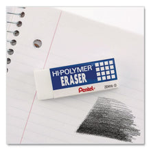 Load image into Gallery viewer, Hi-Polymer Eraser, For Pencil Marks, Rectangular Block, Medium, White, 3/Pack
