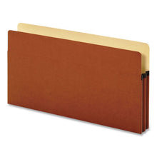 Load image into Gallery viewer, Smart Shield File Pocket, 5.25" Expansion, Legal Size, Red Fiber, 10/Box
