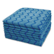 Load image into Gallery viewer, HYGEN Microfiber Cleaning Cloths, 16 x 16, Blue, 12/Carton
